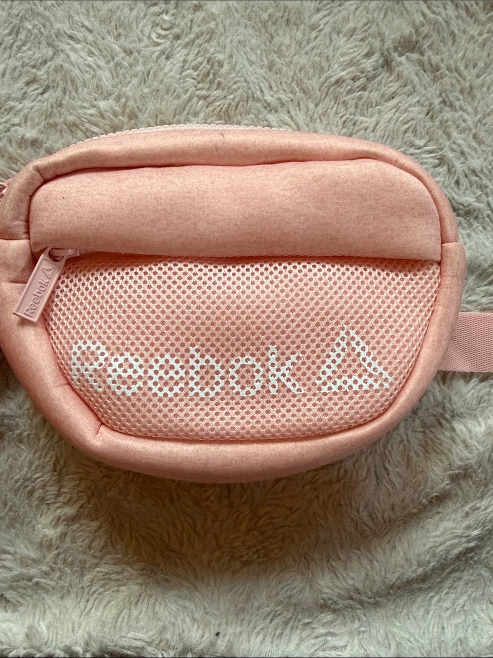 Reebok Pink Mesh Crossbody/Fanny Pack